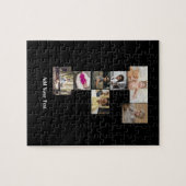 デザイン独自のPhoto Collageのレター ジグソーパズル (横)