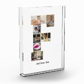 デザイン独自のPhoto Collageのレター フォトブロック (左)