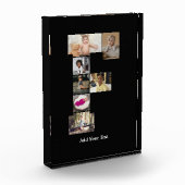 デザイン独自のPhoto Collageのレター フォトブロック (左)