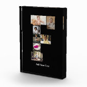 デザイン独自のPhoto Collageのレター フォトブロック (右)