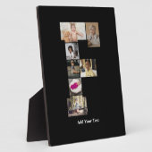 デザイン独自のPhoto Collageのレター フォトプラーク (側面)