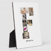 デザイン独自のPhoto Collageのレター フォトプラーク (側面)