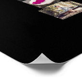 デザイン独自のPhoto Collageのレター ポスター (角)