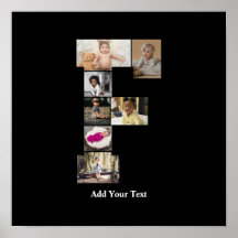 デザイン独自のPhoto Collageのレター