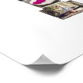 デザイン独自のPhoto Collageのレター ポスター (角)