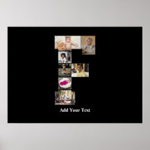 デザイン独自のPhoto Collageのレター