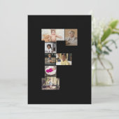 デザイン独自のPhoto Collageのレター 案内状 (スタンド正面)