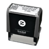 デザイン独自のQRコードアドレススタンプテンプレート セルフインキングスタンプ (商品)