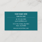 デザイン独自のQRコードビジネスカードテンプレート 名刺 (正面)