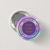 デザイン独自カスタムのモダンロゴビジネス 缶バッジ (正面&裏面)