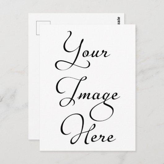 デザイン独自パーソナライズされた ポストカード (正面/裏面)