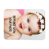 デザイン独自パーソナライズされた マグネット (横)