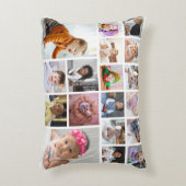 デザイン独自18フォトコラージュ アクセントクッション (正面(垂直))