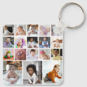 デザイン独自18フォトコラージュ キーホルダー (裏面)
