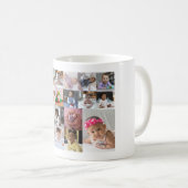 デザイン独自18フォトコラージュ コーヒーマグカップ (正面右)