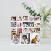 デザイン独自18フォトコラージュ シーズンカード (スタンド正面)