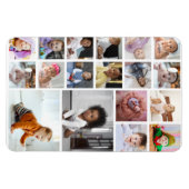 デザイン独自18フォトコラージュ マグネット (横)