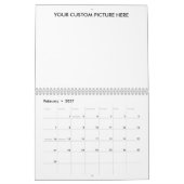 デザイン独自2023 カレンダー (2月 2027)