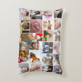 デザイン独自21フォトコラージュ アクセントクッション (裏面(縦))
