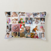 デザイン独自21フォトコラージュ アクセントクッション (裏面)