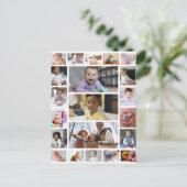 デザイン独自21フォトコラージュ ポストカード (スタンド正面)