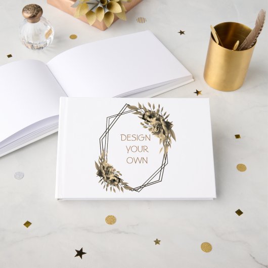 デザイン独自 ゲストブック (正面見開き)