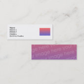 デザイン独自 スキニー名刺 (正面/裏面)