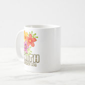 デザイン独自:-)ツートーンのコーヒーマグ コーヒーマグカップ (正面左)