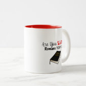 デザイン独自：-)ツートーンのコーヒーマグ ツートーンマグカップ (正面右)