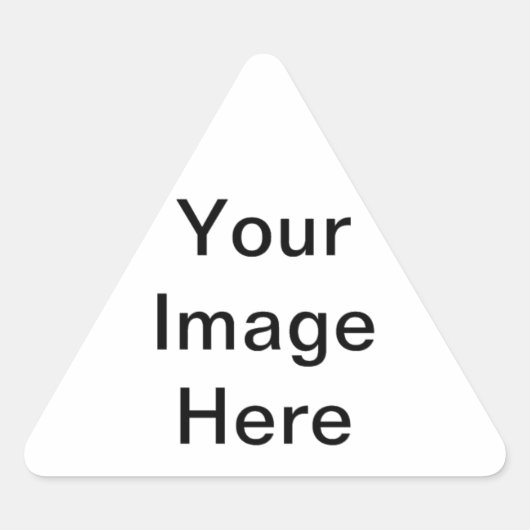 デザイン独自 三角形シール (正面)