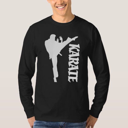 デザイン空手テコンドー練習空手 Tシャツ (正面)