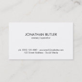 デザイン素子/ナチュラル 名刺 (裏面)