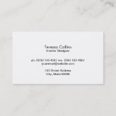 デザイン素子 名刺 (裏面)