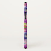 デザイン緑、紫のテクスチャ水彩 Case-Mate iPhoneケース (裏面/右)