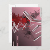 デザイン背景 ポストカード (正面/裏面)