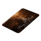 デザイン自パーソナライズされた身の写真の保存 マグネット (左側)