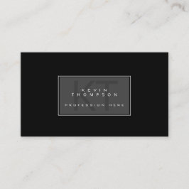 デザイン自モダン身のProfissional Blk標準 名刺
