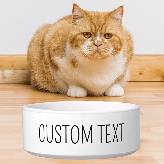 デザイン自分のおもしろい犬ギフトペットフード水皿 ボウル (クリエイターアップロード済み)