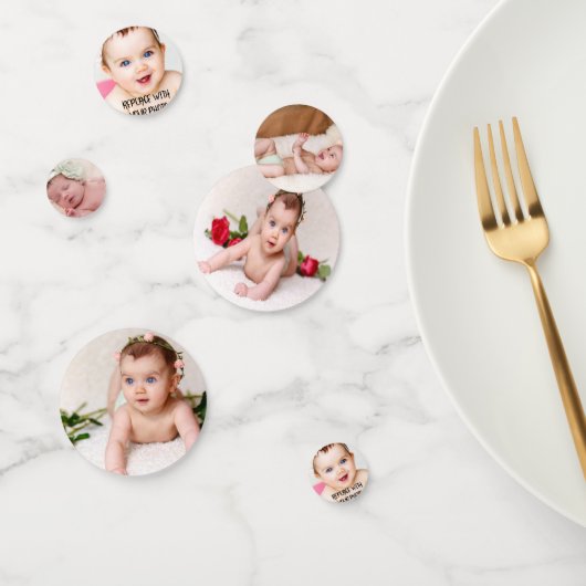 デザイン自分のカスタム意思パーソナライズされた コンフェッティ (グループ)