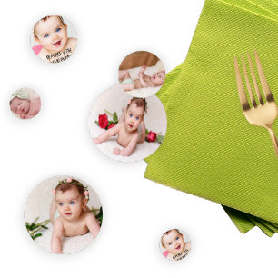 デザイン自分のカスタム意思パーソナライズされた コンフェッティ