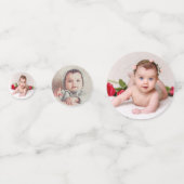 デザイン自分のカスタム意思パーソナライズされた コンフェッティ (正面)