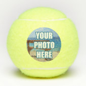 デザイン自分のカスタム意思パーソナライズされた テニスボール (正面)