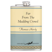 デザイン自分のレトロブックカバー フラスク (正面)