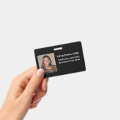 デザイン自分の名前バッジ バッジ (手持ち)