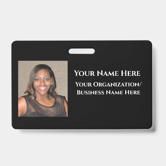 デザイン自分の名前バッジ バッジ (正面)