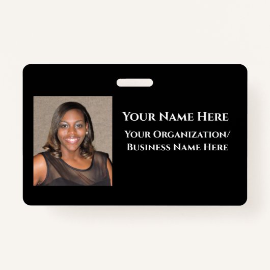 デザイン自分の名前バッジ バッジ (正面)