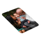 デザイン自分の家族の写真 マグネット (右側)