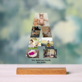 デザイン自分の手紙のコラージュ アクリルサイン (ニュートラル)