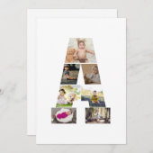 デザイン自分の手紙のコラージュ シーズンカード (正面/裏面)