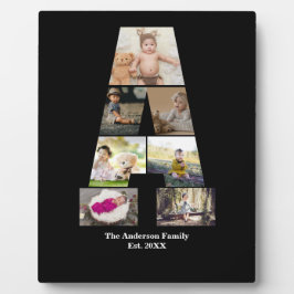 デザイン自分の手紙のコラージュ フォトプラーク